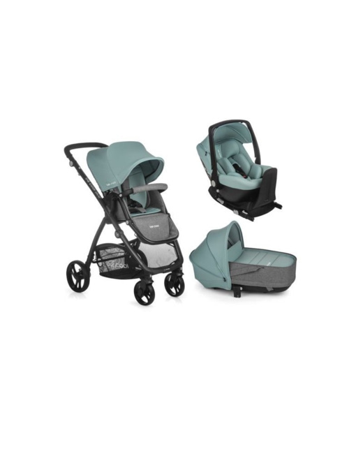 Poussette Slide + nacelle Crib + coque auto One + base One