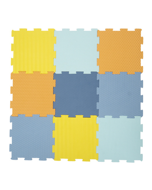Tapis de dalles en mousse texturées