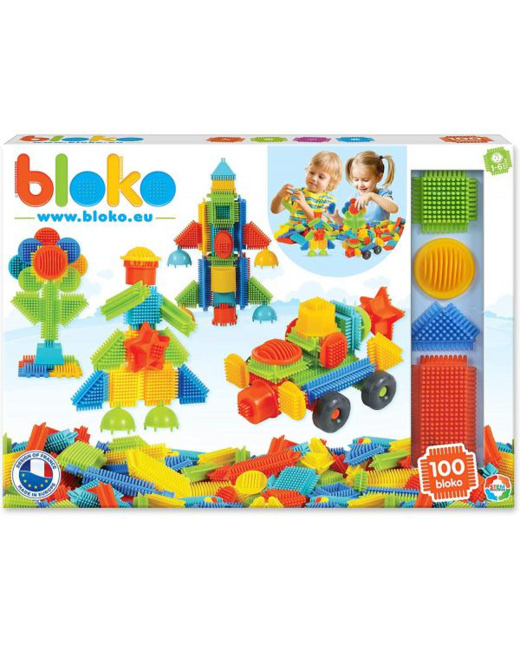 Tube de 50 briques picots de construction Bloko - Mon cadeau enfant