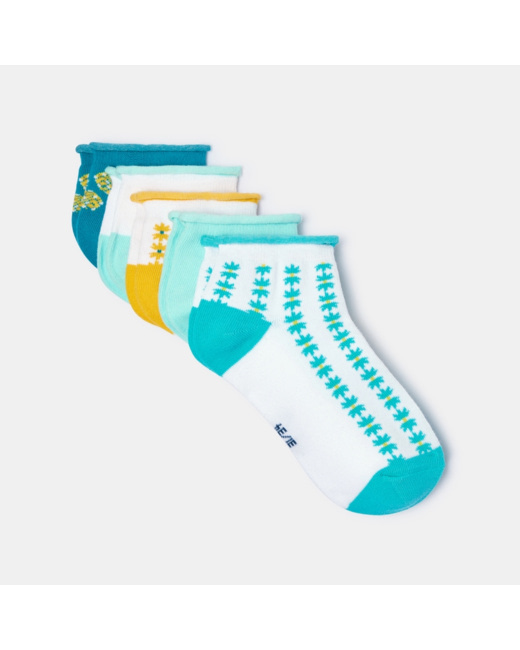 Socquette fantaisie (lot de 5) fille