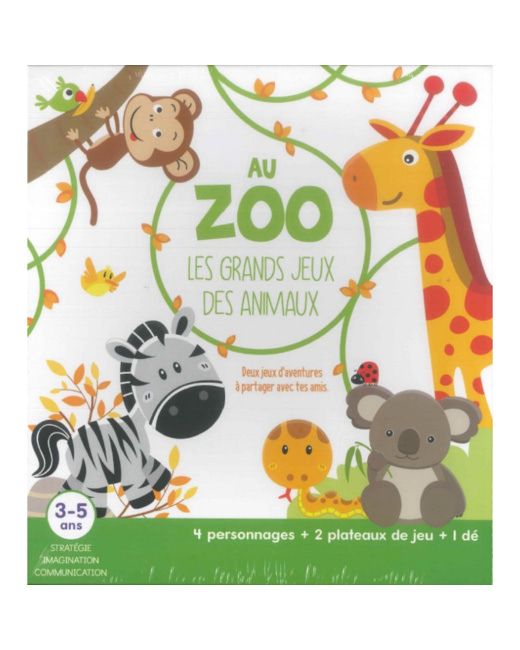 Boîte de jeux - Le grand jeu des animaux du Zoo 3-5 ans
