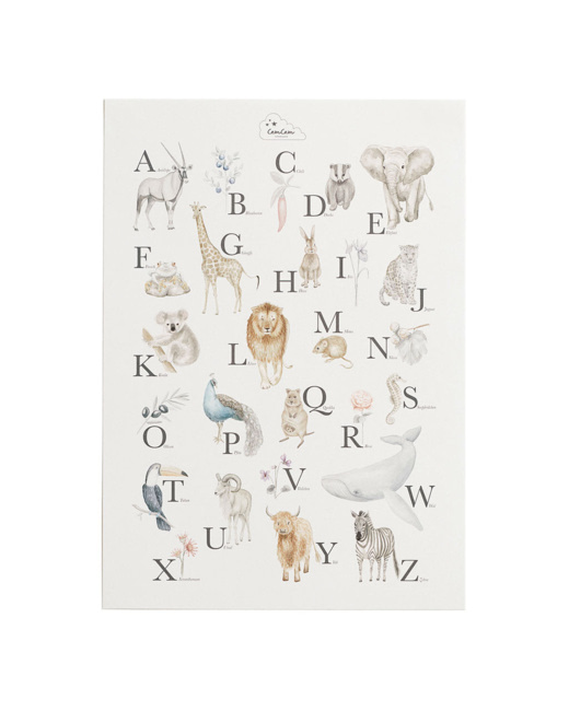 Affiche alphabet - Version allemande