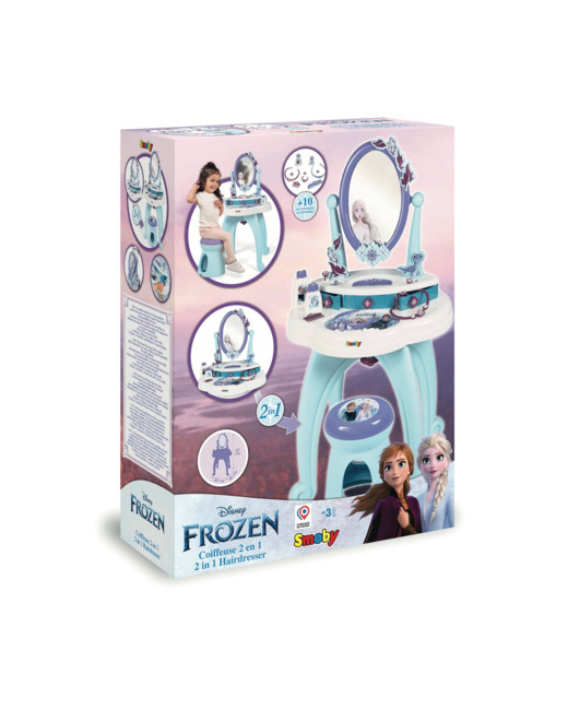 Coiffeuse 2 en 1 La reine des Neiges