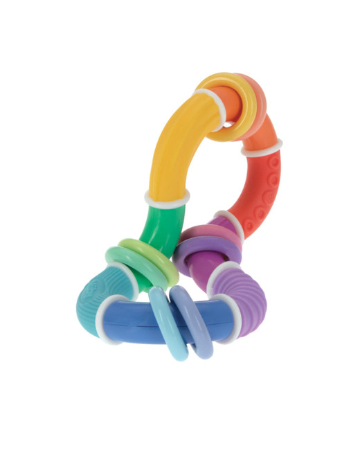 Hochet de dentition pour bébés Twist-a-Ring