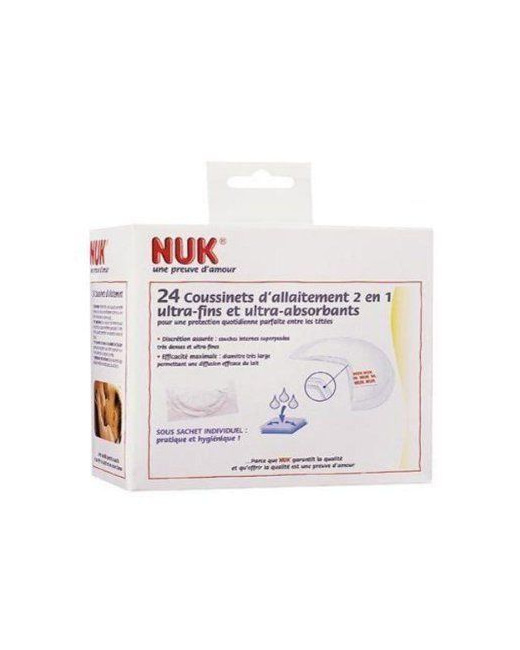 Coussinets d'allaitement ultra absorbants 2 en 1