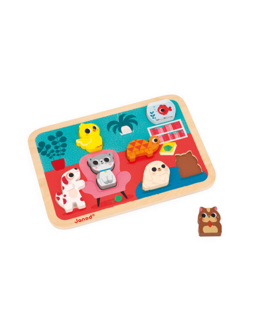 Puzzle Les Animaux Familiers Chunky