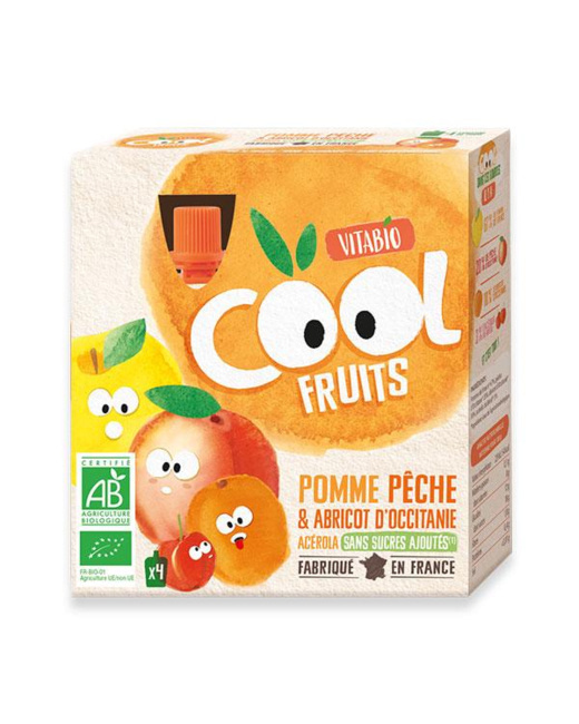 Cool Fruits - Pomme Pêche & Abricot d'Occitanie Acérola