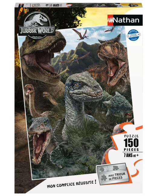 Puzzle Les dinosaures de Jurassic World / Jurassic World 3 - de 7 ans