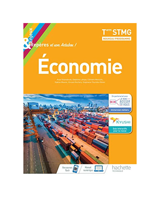 Enjeux et Repères Économie Terminale STMG - Livre élève - Éd. 2020