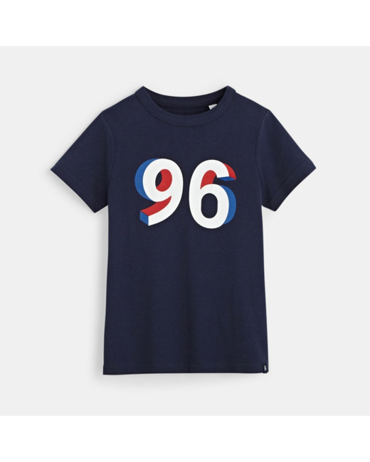 T-shirt à motif sport bleu garçon