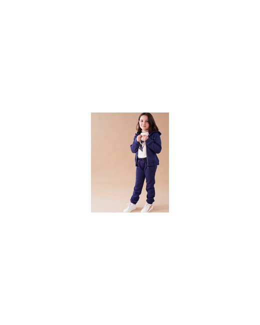 Pantalon confort jogging en molleton pailleté