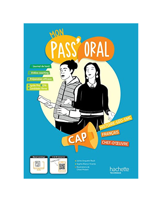 Mon Pass'Oral CAP : Histoire-Géographie EMC/Français/Chef-d'oeuvre - cahier de l'élève - Éd. 2023