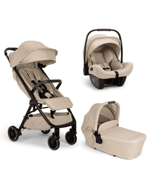 Poussette trio trvl + siège auto pipa next + nacelle lytl 