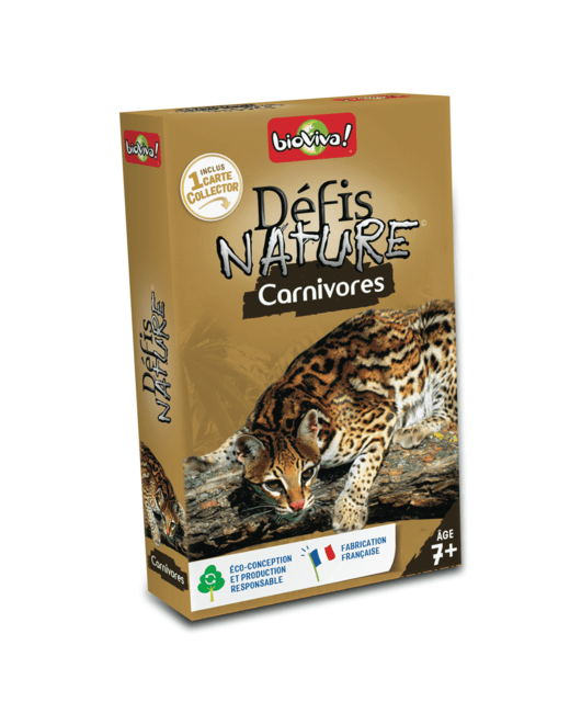 Jeu éducatif Défis Nature - Carnivores