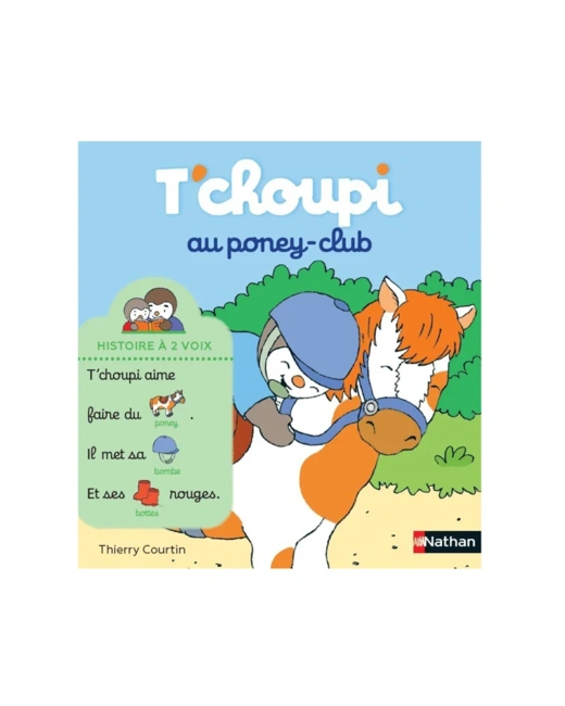 Livre T'choupi au poney club