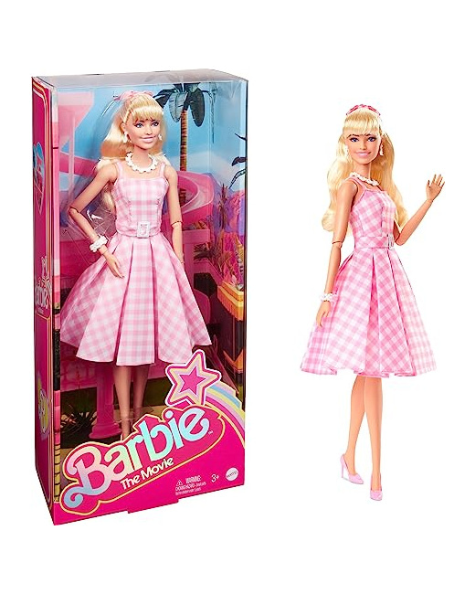 Barbie Le Film - Poupée Barbie en robe vichy rose