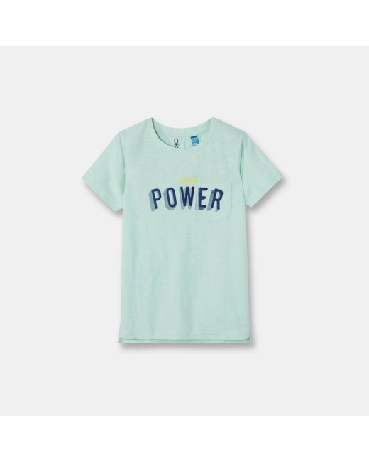 T-shirt à motif vert garçon