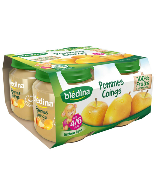 Pot Pommes Coings 4x130g