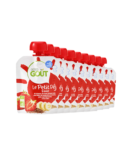 Mon pack Petit Déj Bio 10 gourdes