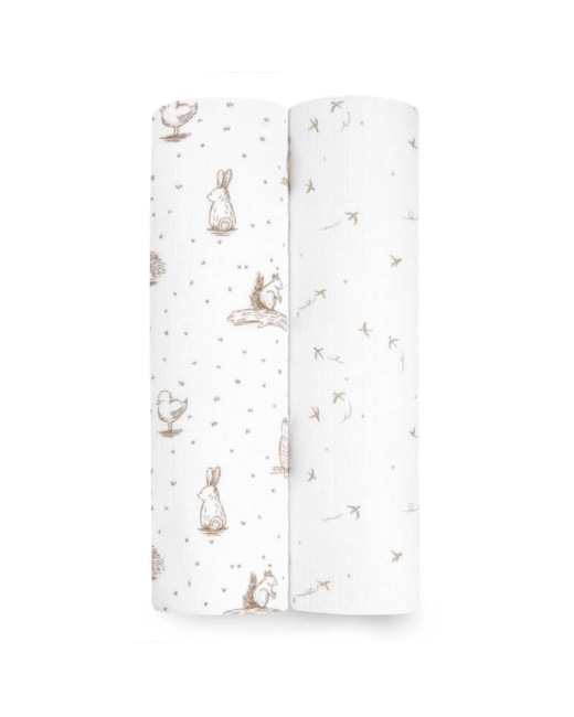 Lot de 2 langes silky soft Healing nature