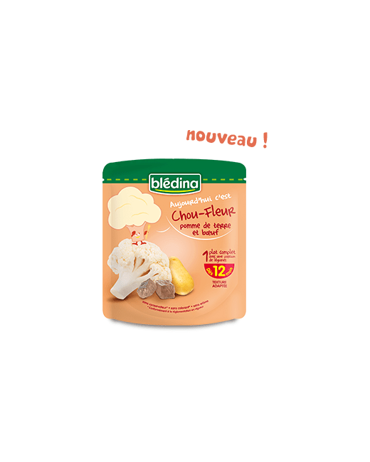 Aujourd'hui c'est : Chou-fleur, pomme de terre et boeuf