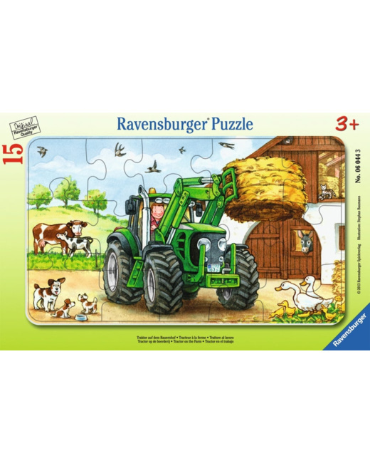 Puzzle - Tracteur à la ferme