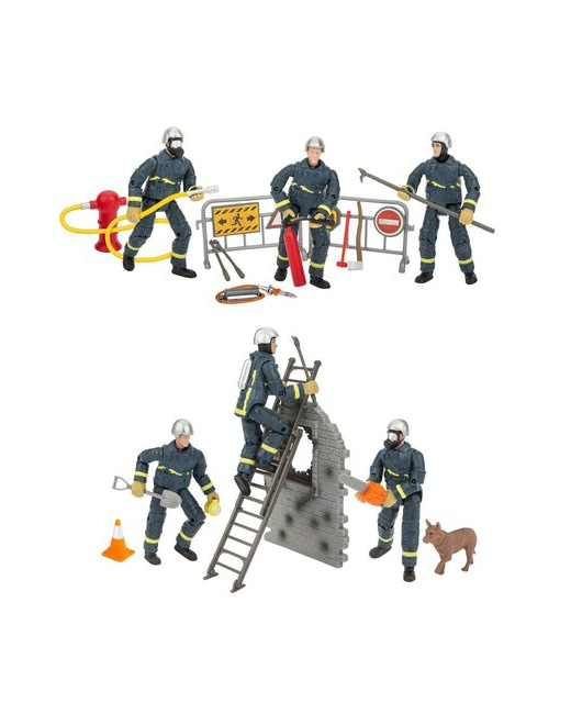 Coffret assortiment figurines - Opération de secours pompiers