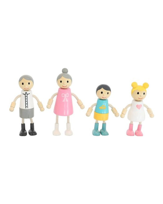 Jeu en bois Ma famille - Poupées  