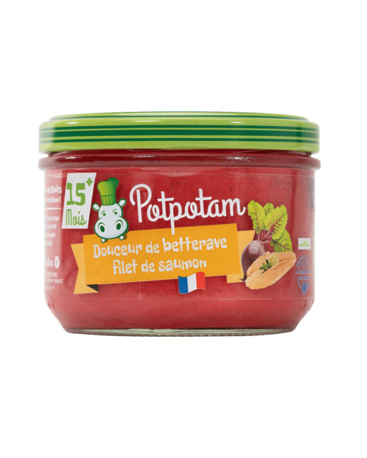 Douceur de betterave, filet de saumon