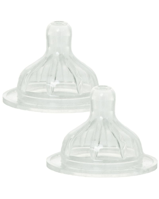 Lot de 2 tétines 3 vitesses 2ème âge