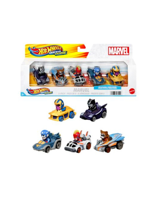 Ensemble de 5 Hot Wheels RacerVerse 