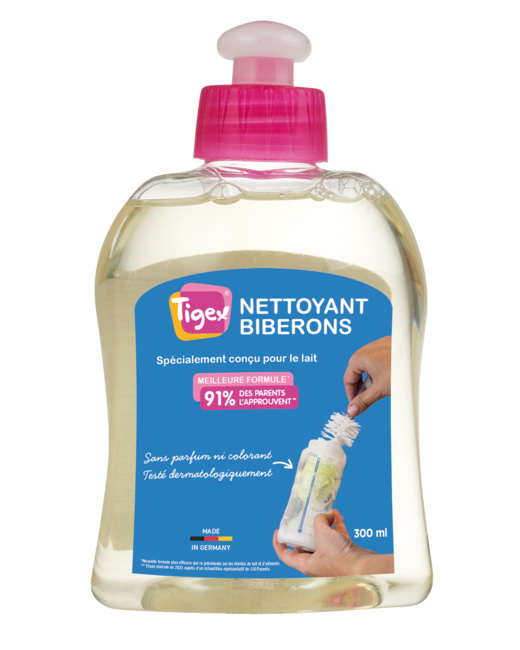 Liquide nettoyant spécial biberon
