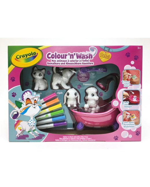Mes animaux à colorier color'n'wash pets