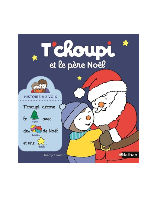Livre T'choupi et le père Noël