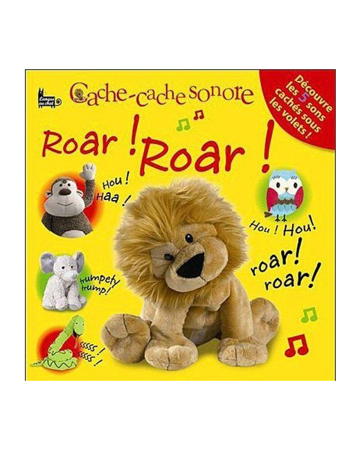 Livre Cache-cache sonore Roar Roar