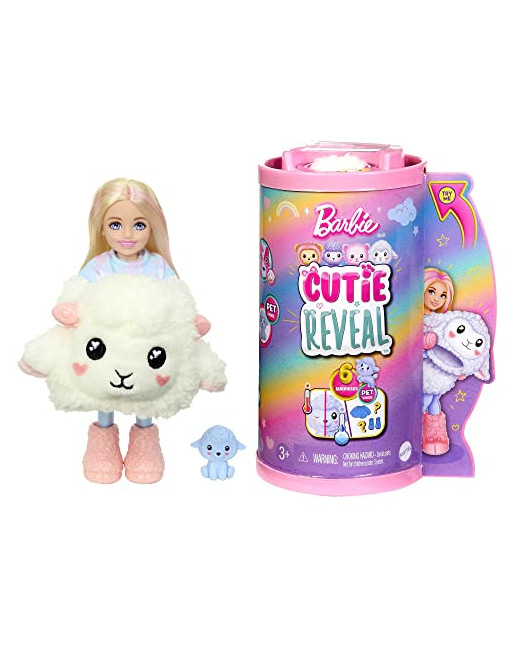 Barbie - Cutie Reveal - Poupée Chelsea - Agneau