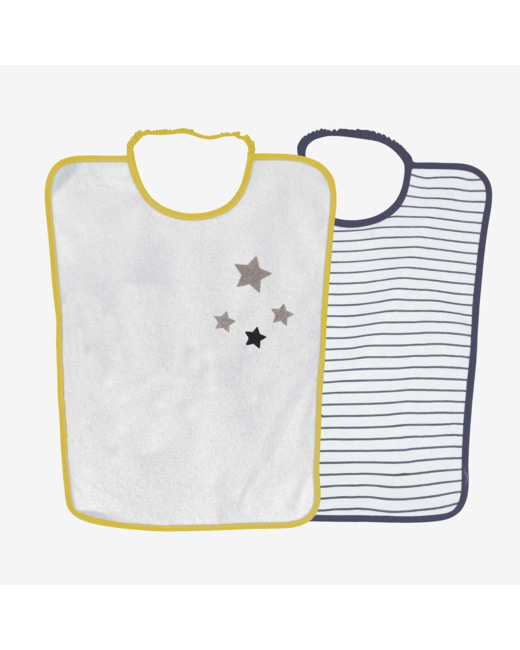 Lot de 2 bavoirs maternelle