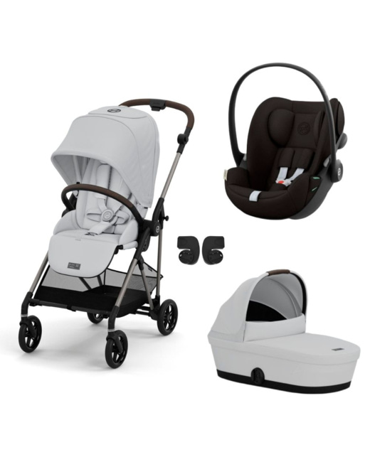 Poussette Trio Melio 4 + Siège auto Cloud g i-Size + Nacelle