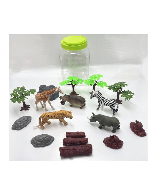 Baril figurines Safari