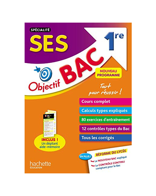 Objectif Bac - SPECIALITE SES 1ère