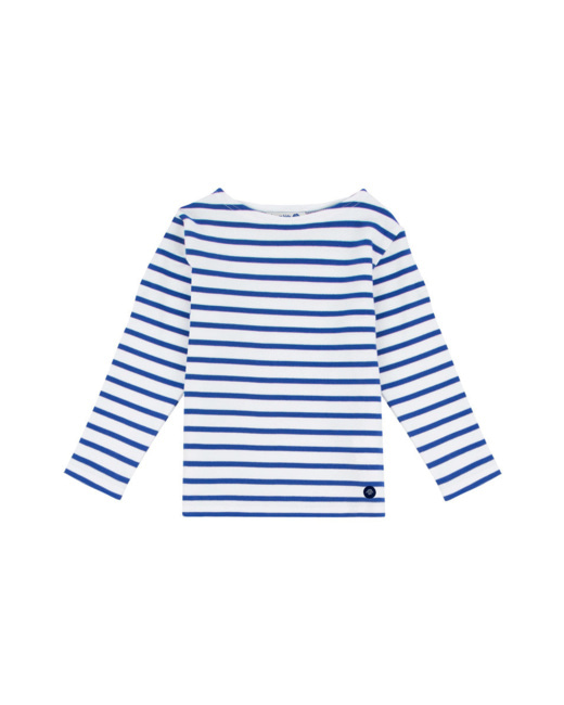 Marinière "Loctudy" Kids - coton - Blanc/Etoile