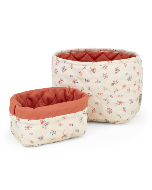 Lot de deux paniers de rangements 