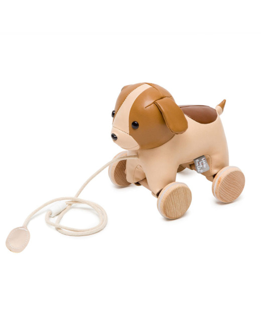Jouet à tirer Adrien le chien