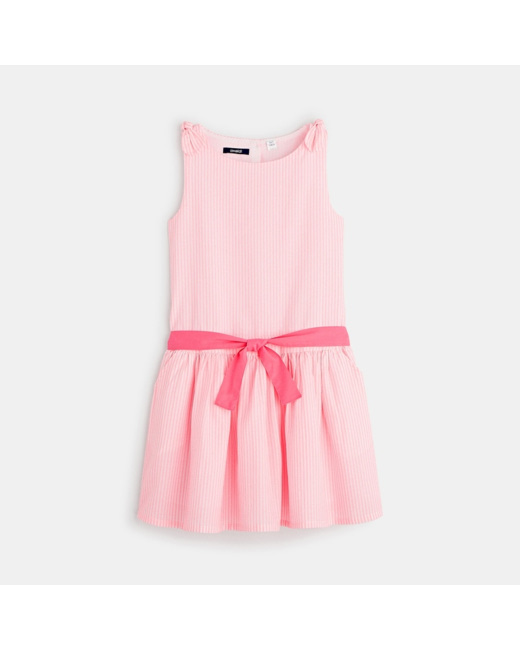 Robe d'été rose fille