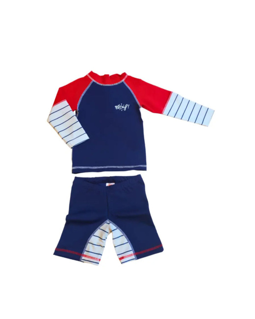 Ensemble Anti-UV garçon : Marin Bleu