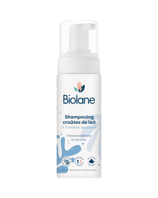 Shampooing croûtes de lait