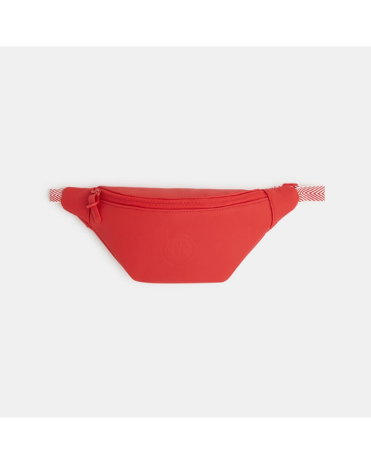 Sac banane uni rouge garçon