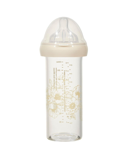Biberon 240 ml - fleurs