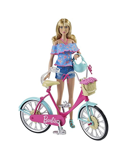 Barbie - Bicyclette - Poupée Mannequin