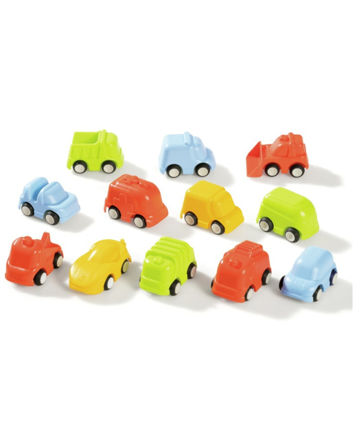 Maxi lot de 12 petites voitures éco-responsables